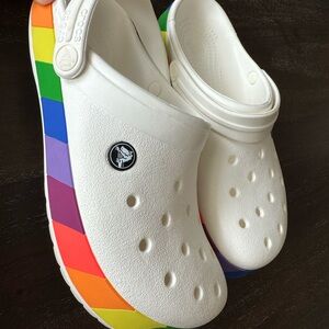 Rainbow Crocs